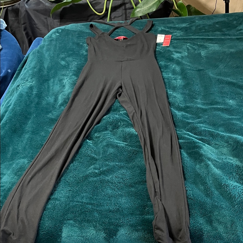 Hot Kiss Black Jumpsuit